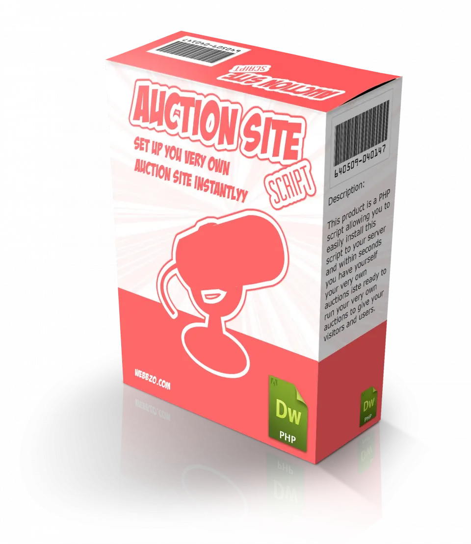Auction Site Script produktbillede