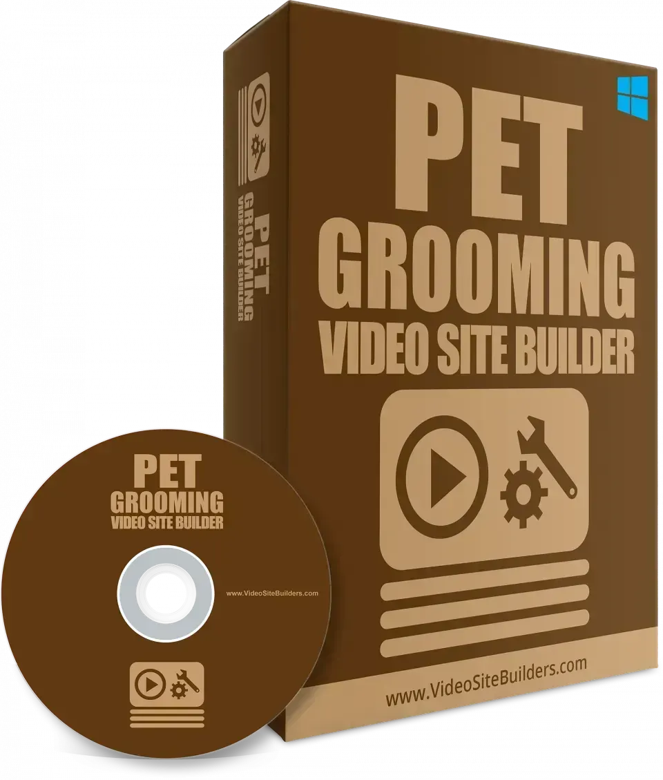 Pet Grooming Video Site Builder preview
