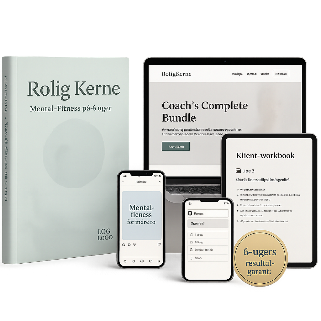 Rolig Kerne — 6-ugers Mental‑Fitness Program (Coach's Complete Bundle) produktbillede